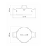 Tramontina Grano 24cm 5.5L Stainless Steel Shallow Casserole 62143240 image NaN