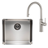 Titan Essentials 500mm Single Bowl Sink & Pull Out Gooseneck Kitchen Mixer Tap Package - Stainless Steel TSSSPK522 image NaN