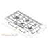 Spezialist 94cm LP Gas Flush Fit Stainless Steel 5 Burner Cooktop S30945SFLPG image NaN