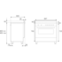 La Germania AMS96C61LBCR 90cm Americana Series Freestanding Dual Fuel Oven/Stove image NaN