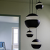 DCW Editions Here Comes The Sun 550 Pendant Light - Black and White HCS550BLWH image NaN