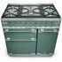 Falcon 90cm Elise Freestanding Dual Fuel Oven/Stove Mineral Green and Nickel ELS90DFMGN image NaN