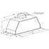 Euro Appliances 52cm Under Cupboard Rangehood EP52UMS image NaN