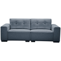 Ostro Bella 3 Seater Couch Dark Grey 25002000