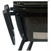 Primo Oval X-Large Charcoal All-In-One Ceramic Grill Black PGCXLCG hero image