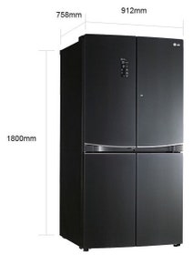 LG GF-6D725BGL 725L French Door Fridge hero image