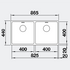 Blanco ANDANO400/400U Undermount Sink image NaN