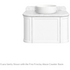 Turner Hastings Evara 75x53 Wall Hung Vanity with Real Marble Top To Suit Above Counter Basin White NTH EV753-WH-NTH image NaN