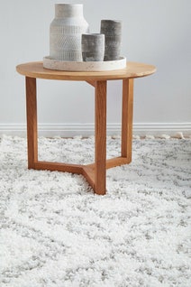 Rug Culture Casablanca Small White & Silver Rug 170X120CM - CBA-FEZ-WHT-170X120 hero image