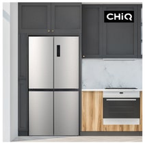 CHiQ 503L French Door Fridge Silver CCD500NS hero image