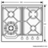 Westinghouse WHG952SA 90cm Natural Gas Cooktop image NaN
