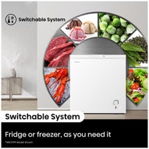 Hisense 145L Eco Vision Hybrid Chest Freezer HRCF146 hero image