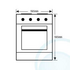 600mm/60cm Westinghouse Electric Wall Oven POR783S image NaN