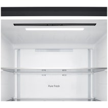 LG 436L Bottom Mount Frost Free Fridge - Black GB-B400BS hero image