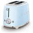 Smeg 50s Retro Style 2 Slice Toaster Pastel Blue TSF01PBAU image NaN