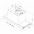 ILVE CU89-90 86cm Under Cupboard Rangehood image NaN