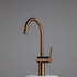 Titan Essentials Gooseneck Kitchen Mixer Tap - Aged Brass TTAB2 image NaN