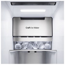 LG 635L Side by Side InstaView Fridge with Ice & Water Dispenser Matte Black GS-V600MBLC hero image