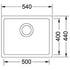 Franke Kubus Single Bowl Sink KBG110-50ONYX image NaN