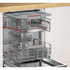 Bosch Series 6 Stainless Steel Built Uner Dishwasher with Home Connect SMP6HCS01A image NaN
