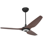 Big Ass Fans 1.5m Haiku Indoor in Cocoa with Black Universal Mount and Light S3150-X2-BW-02-4 hero image