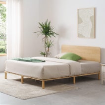 Zinus Arden Queen Bamboo Wood Bed Frame AU-FPWNH2-08Q hero image