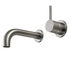 Rogerseller Tonic Up Wall Basin Mixer 150mm - Brushed Nickel 3606014307 image NaN