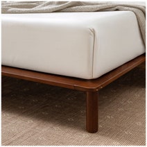 Zinus Arden Coffee Bean Bamboo Single Bed Frame AU-FPWHC1ZC-08S hero image