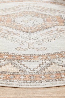 Rug Culture Mayfair Large Natural & Peach Rug 240X240CM - MAY-CAT-NAT-240X240 hero image