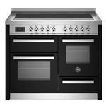 Bertazzoni Professional Series 110cm 5-Zone Induction Cooktop with Electric Triple Oven Cooker Nero PRO115I3ENET hero image