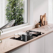 Novy 80cm Easy Induction Cooktop with Integrated Downdraft Rangehood 1851 hero image