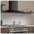 Glem Gas 90cm Square Profile Wall Mounted Canopy Rangehood Matt Black CK90CTF image NaN