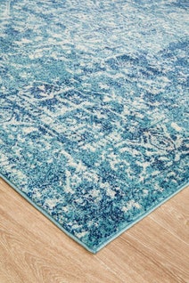 Rug Culture Evoke Medium Blue Rug 230X160CM - EVO253BLUE230X160 hero image