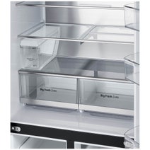 LG 506L French Door Fridge with Slim Non-Plumbed In-Door Ice and Water Dispenser Matte Black GF-LN500MBL hero image