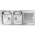 Abey ZE200R Zenith Double Bowl Right Hand Drainer Sink image NaN