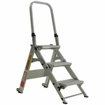 Gorilla Heavy Duty Three Step Stair Ladder 150kg Industrial GOR-3STAIR hero image