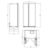 Beko 641L Side by Side Fridge BSB641W image NaN