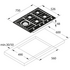 ASKO 75cm Natural Gas Cooktop with Super Flex Wok Burner Black Matte HG1776AD image NaN
