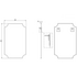 Turner Hastings Claremont Bathroom Mirror 80x50 Chrome CL401MR-CH image NaN