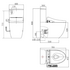 Toto B&H Elong Back To Wall Smart Toilet Suite with C2 Package ELONGBTWC2 image NaN