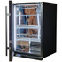 Schmick 164L Under Bench Black Heated Glass Alfresco Bar Fridge SK146L-B-HD image NaN