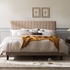 Zinus Debi Double Upholstered Fabric Bed Base Beige AU-FHVP-D image NaN