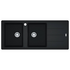 Franke Basis Double Bowl Topmount Sink with Right hand Drainer and Orbit Tap Pack - Onyx BFG621RTA9200ON image NaN