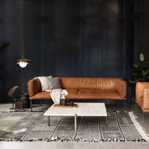 CTO Lighting Carapace Pendant Light with Chain - Bronze and Satin Brass with Opal Glass CARPEOBZGOCN hero image