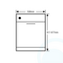 Samsung WaterWall Under Bench Dishwasher DW60H9950US image NaN