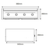Steel I9-4SS 4 Burner Built-In BBQ image NaN