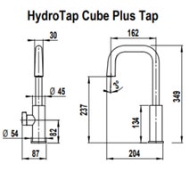 Zip HydroTap G5 Home Cube Plus Boiling & Ambient Filtered Tap Brushed Gold H5C785Z07AU hero image