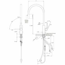 The Galley Ideal Eco Flow Mixer Tap Matte Stainless Steel IWT-D-MSS-AU hero image