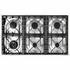 ILVE Professional Plus Series 90cm Dual Fuel Four Burner Teppanyaki Double Oven with Milano Knobs PD09FDWE3MG image NaN