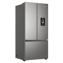 Haier 509L French Door Fridge with Non-Plumbed Water Dispenser Satina HRF510FHS hero image